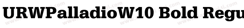URWPalladioW10 Bold Regular字体转换
